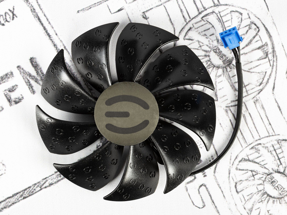 Вентилятор для видеокарты EVGA NVIDIA RTX 2080 Ti 2060 2070 SUPER XC ...