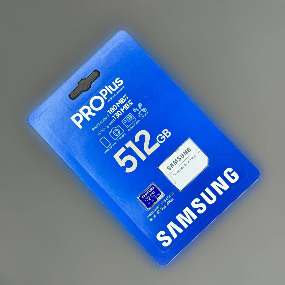 Карта памяти Samsung microSDXC 512GB EVO PRO Plus (MB-MD512SA)