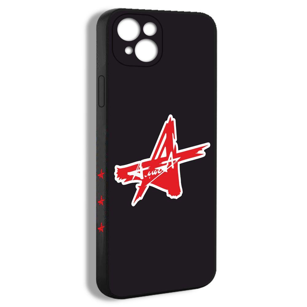 чехол для смартфона Подходит для iPhone 15 Алиса группа логотип EJE37 ...