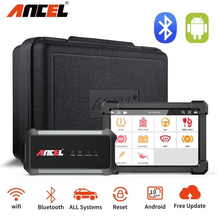 Ancel X7 Автомобильный, OBD2, Sacnner Сканер, Полная Проверка Системы ABS, OIl EPB DPF Сброс  #1