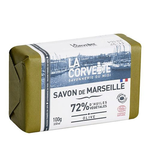 LA CORVETTE Мыло марсельское традиционное оливковое для тела, 100 гр  #1