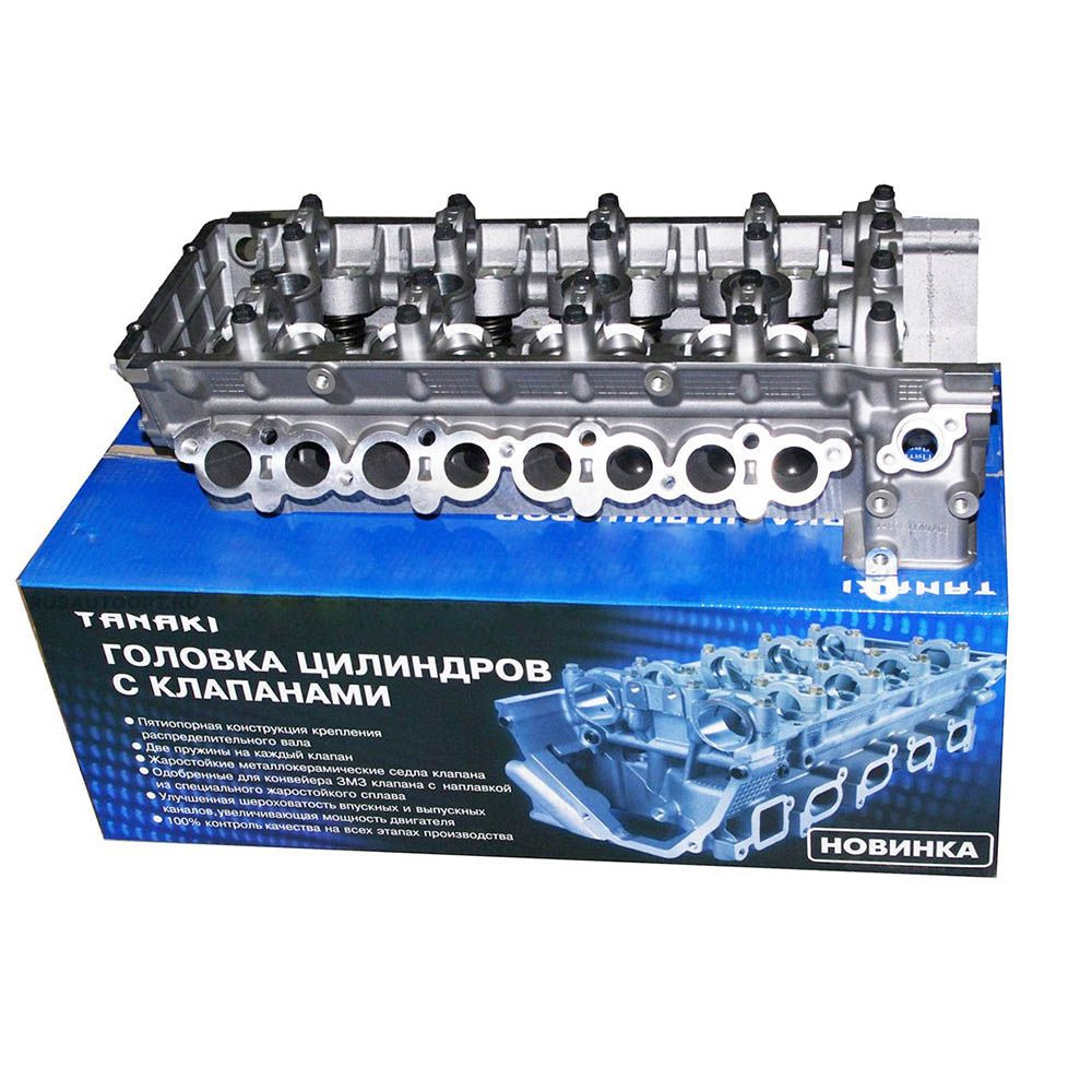 Головка блока цилиндров с клапанами Танаки пятиопорная; для дв. ЗМЗ ...