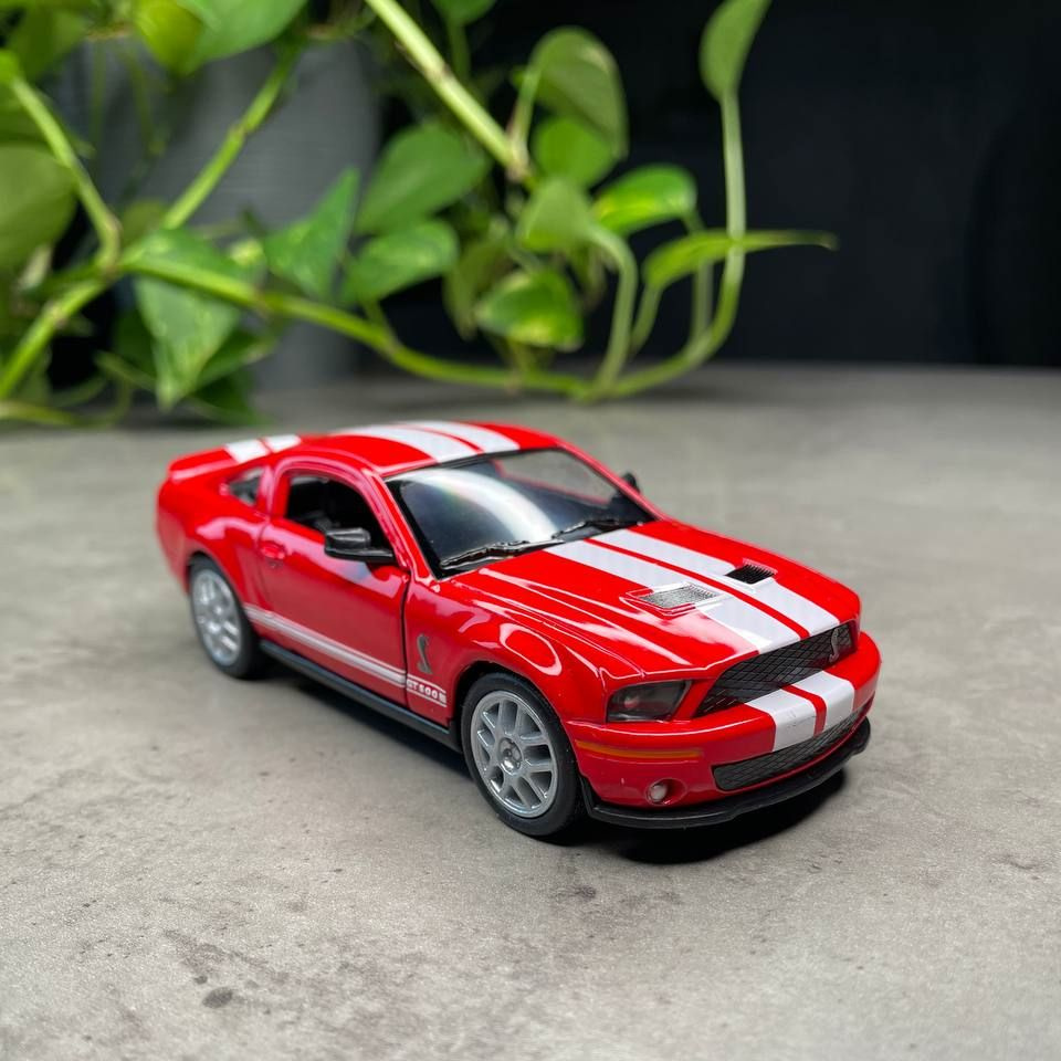 Машинка металлическая Форд Шелби Мустанг Ford Mustang Shelby GT500 2007  Kinsmart 1:38 5310DKT инерционная, цвет Красно-белый - купить с доставкой  по выгодным ценам в интернет-магазине OZON (292178836)