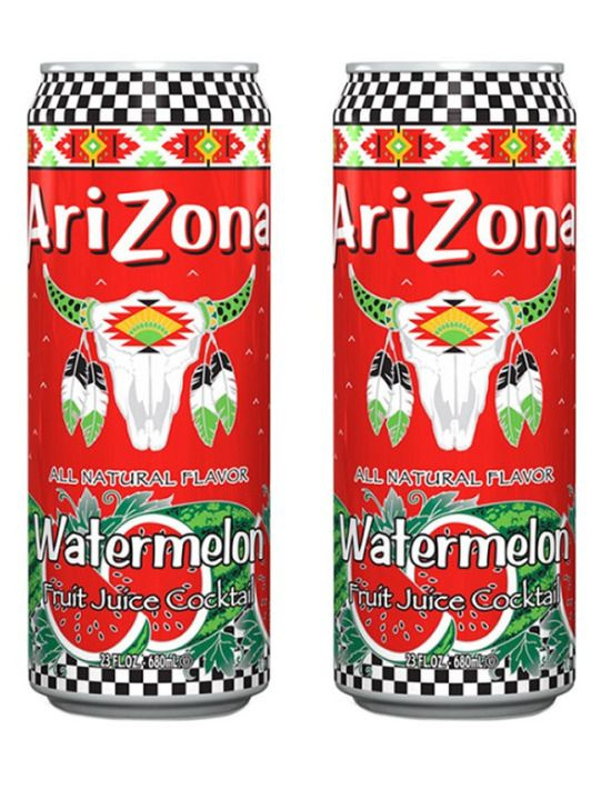 Аризона Напиток сокосодержащий Арбуз Джус Коктейль, 680 мл, 2 шт ...