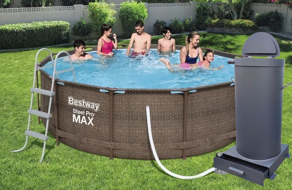 Дровяной водонагреватель для бассейна 45 киловатт "Бизон" - купить с ...