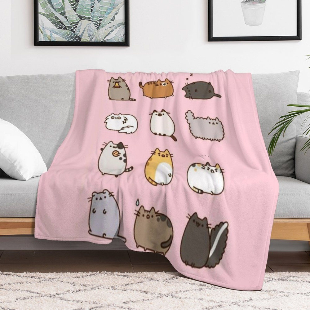 Pusheen Плед , Велсофт, 200х150 см #1