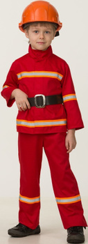 Детский костюм пожарного своими руками