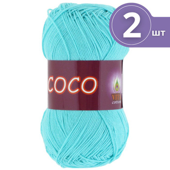 Пряжа Vita cotton Coco 3863 желтый