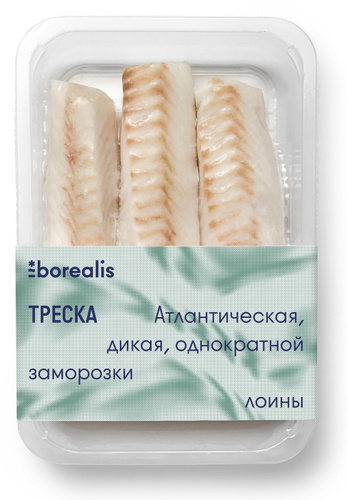 Треска лойн Borealis, замороженное, 400 г - купить с доставкой по ...