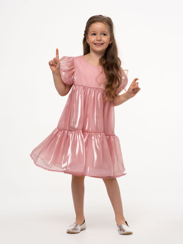 Nicki Macfarlane - Кремовое платье из шелка и органзы для девочек | Childrensalon