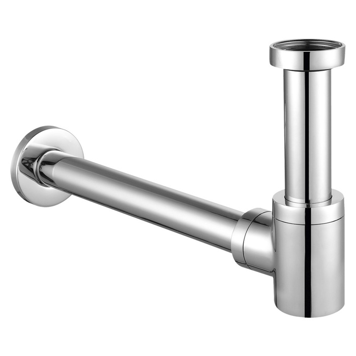 Сифон хром ELGHANSA под раковину для умывальника WBT-512 цилиндрический ...