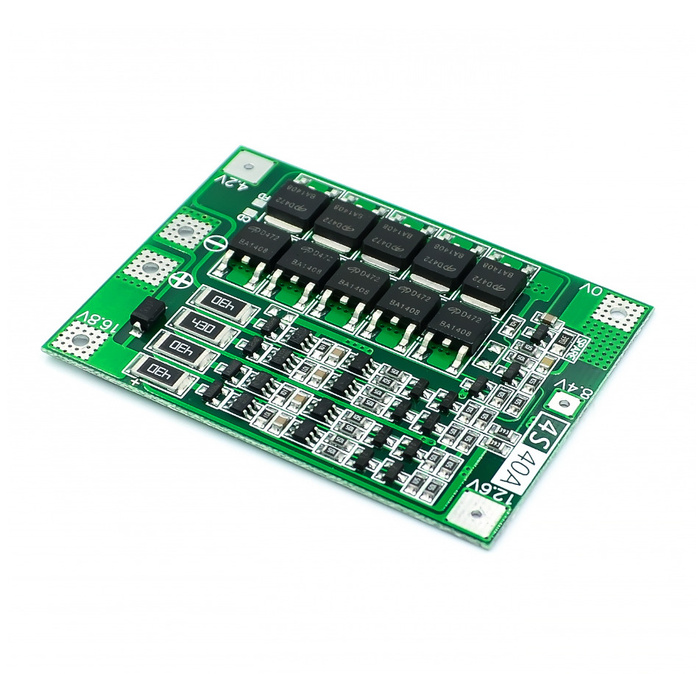 Защитная плата ABC для зарядки литий-ионных аккумуляторов (BMS 4S 40A ...