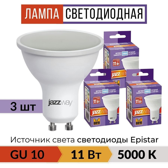 Лампочки с цоколем gu10