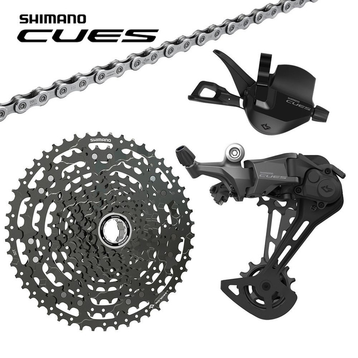 Shimano CUES U6000, набор скоростей 1x10, переключение SL-R/RD, муфта ...