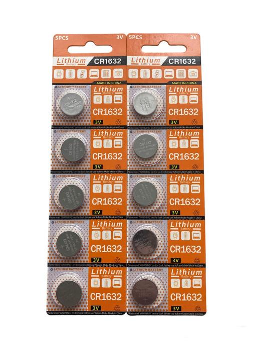 Литиевая батарейка CR1632 Lithium battery 3V,10шт - купить с доставкой ...