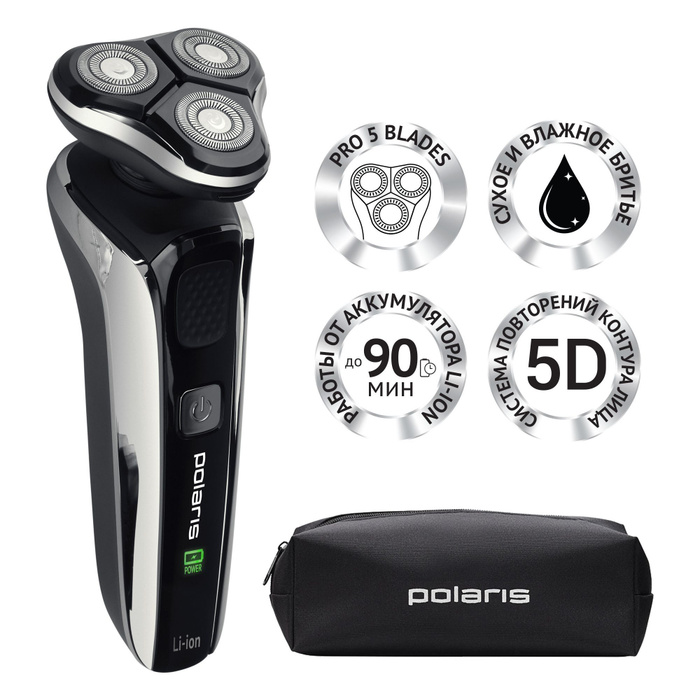 Электробритва Polaris PMR 0307RC wet&dry PRO 5 blades+ - купить по ...
