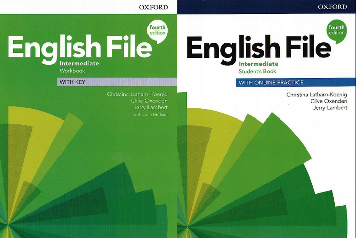 English File Intermediate (4th Edition) Student's Book + Workbook +dvd 