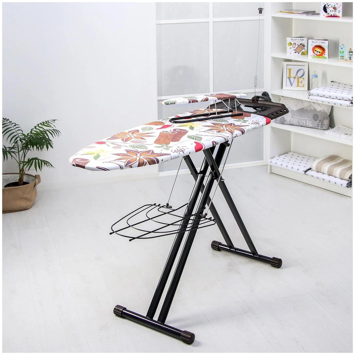 Доска гладильная для глажки одежды Складная напольная подставка под ...
