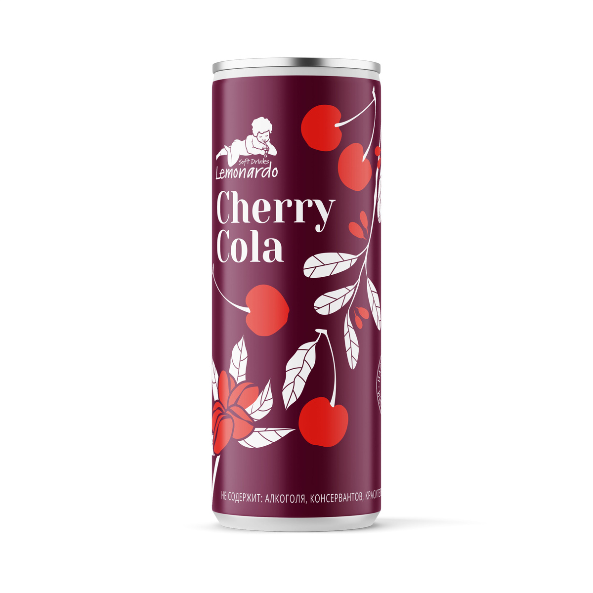 Вишневая кола без сахара / Lemonardo Cherry Cola, 330 мл