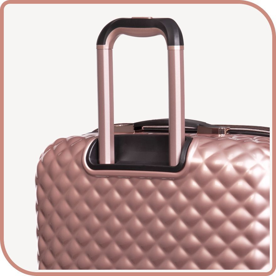 Достоинство чемоданов Glitzy британского бренда itluggage: выдвижная телескопическая ручка