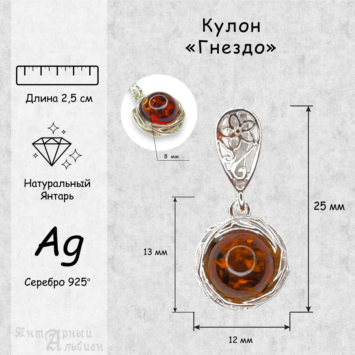 Текст при отключенной в браузере загрузке изображений