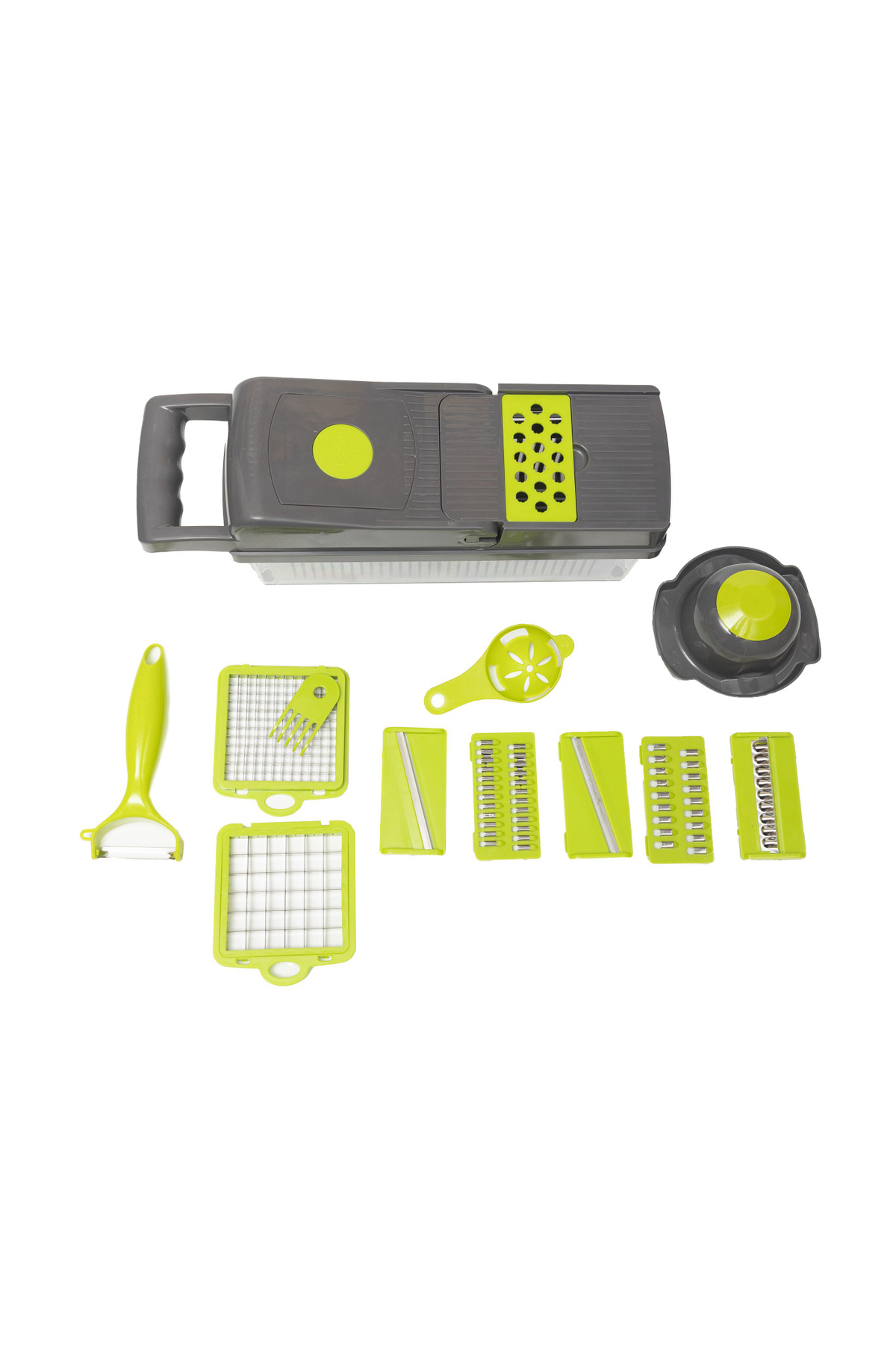 Фрукто-овощерезка KITCHEN IDEAS Veggie Slicer 14 PCS - купить по ...