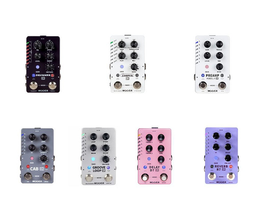 Mooer Groove Loop X2 стерео педаль лупера с драм-машиной, 121 ритм