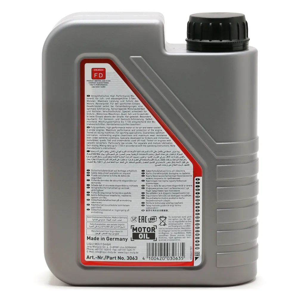 Liqui Moly Offroad Race Масло моторное, Синтетическое, 1 л, 1 л, фото 6