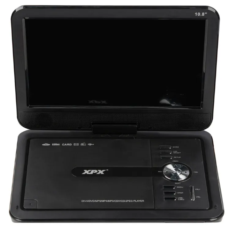 Портативный DVD плеер 10,8 дюйма XPX EA-1028 c TV/FM/Game, вариант, фото 5