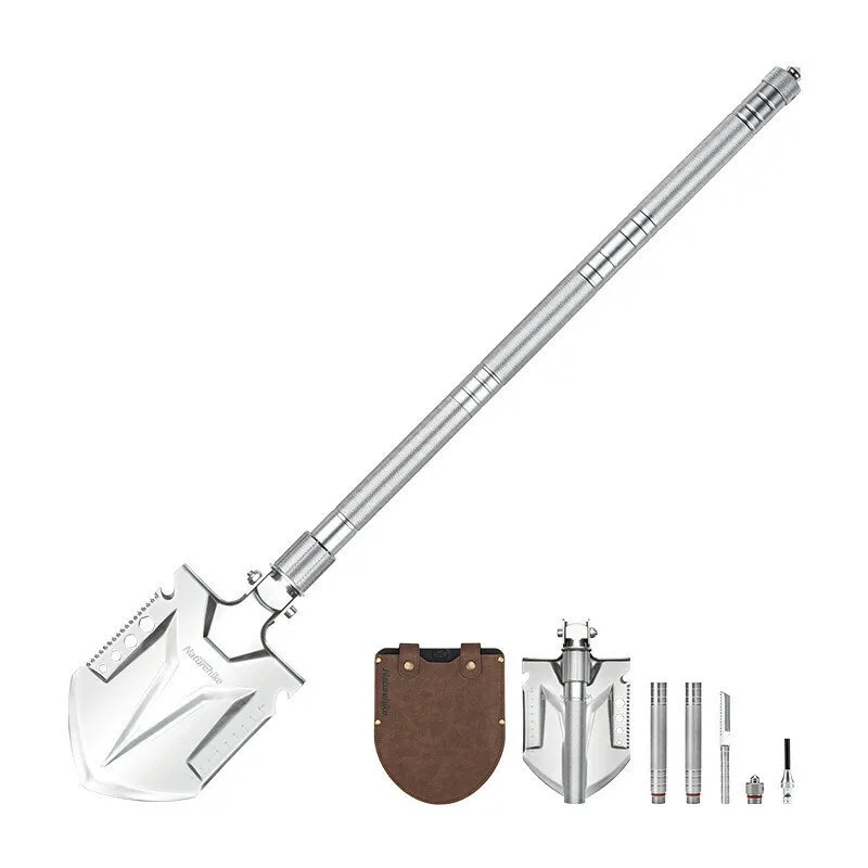 Лопата Naturehike NH20GJ002 многофункциональная серебряный , 6927595761847, серебристый, фото 2