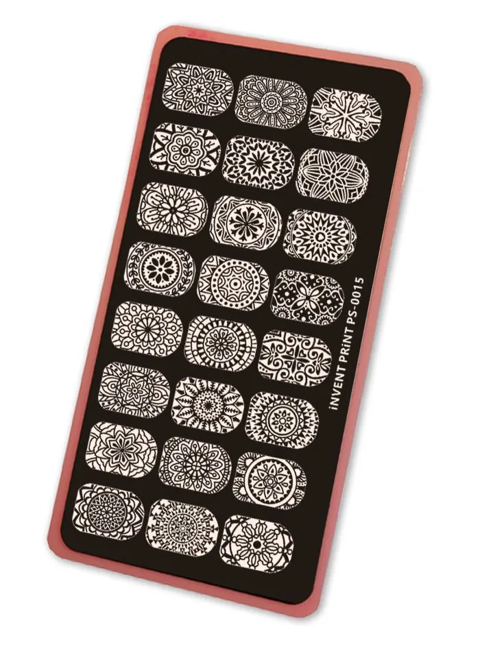 iNVENT PRiNT Пластина для стемпинга, Узоры PS-15, вариант, фото 2