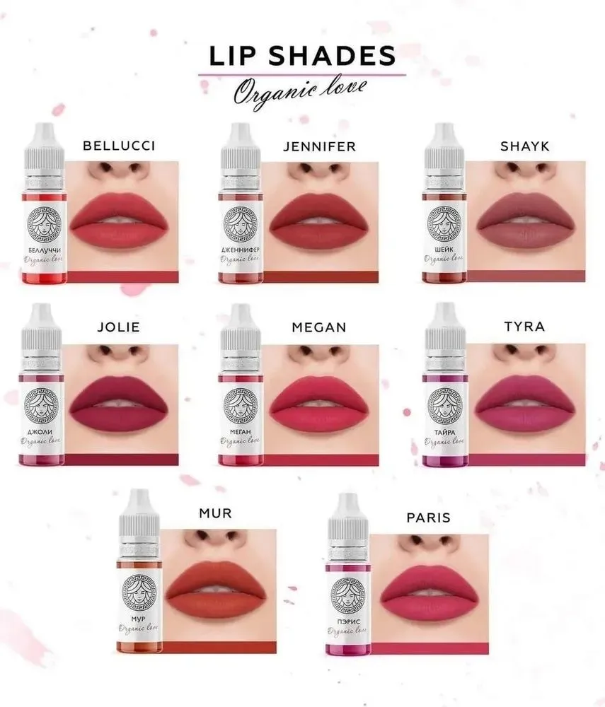 FACE Organic Love "БЕЛЛУЧЧИ" 6 мл - пигмент для татуажа губ, 6 мл, фото 5