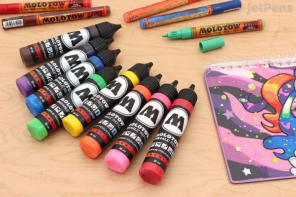 Акриловая заправка - краска Molotow One4all 693246 Лаванда #246 30 мл, 30 мл, фото 3