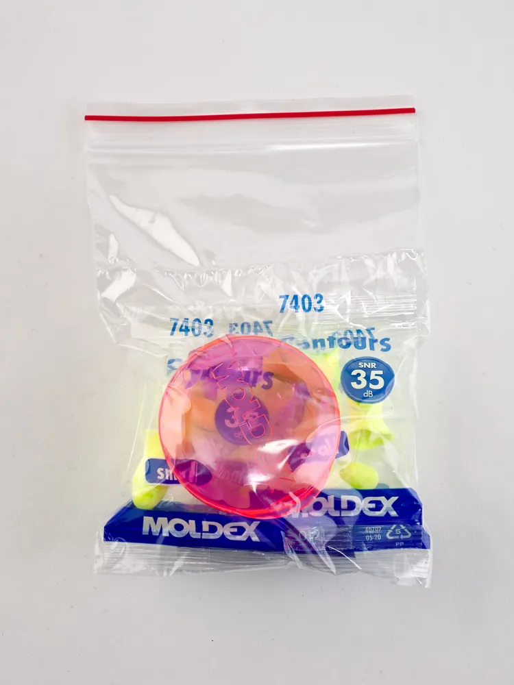 Беруши для сна маленькие (противошумные вкладыши) Moldex Contours small, 5 пар с кейсом, вариант, фото 5