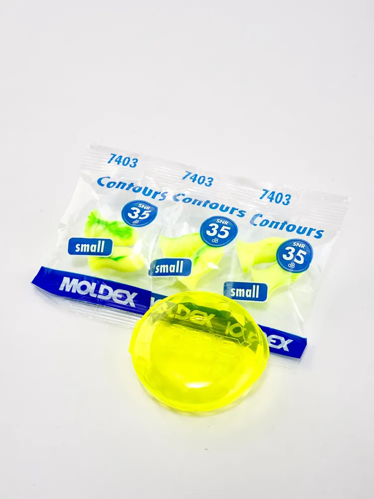 Беруши для сна маленькие (противошумные вкладыши) Moldex Contours small, 3 пары с кейсом, вариант, фото 3
