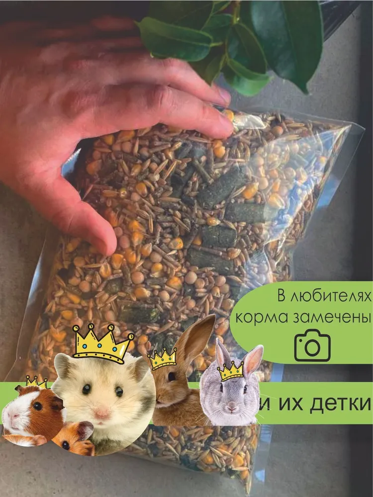 Корм для шиншилл, вариант, фото 5