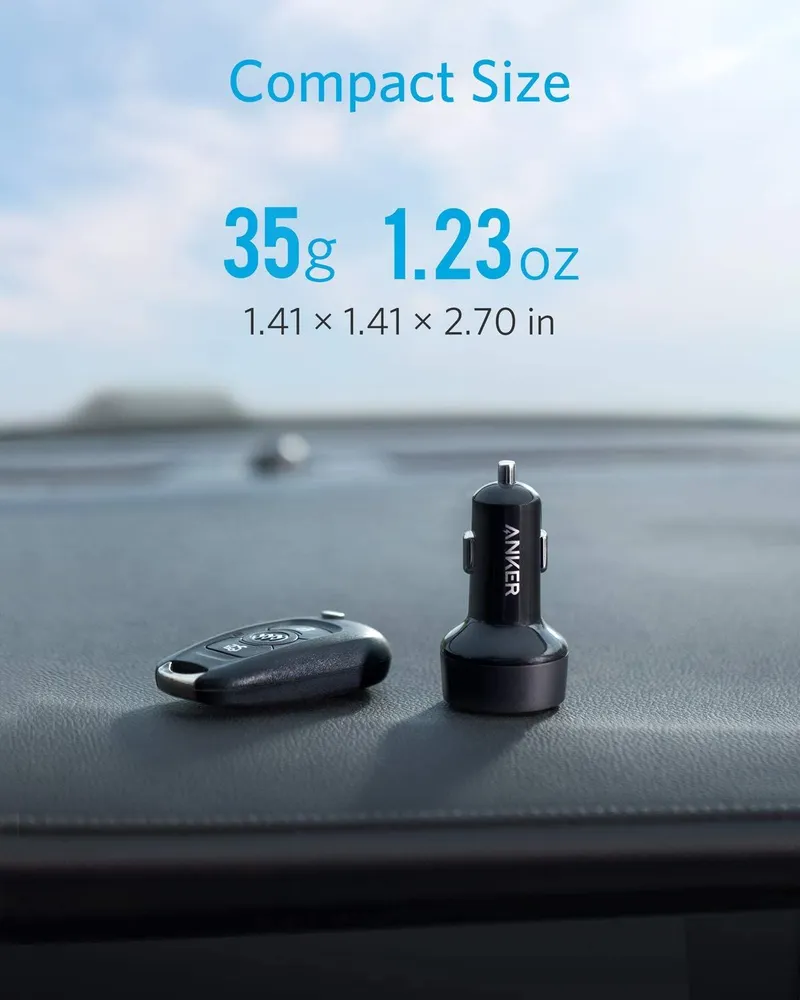 Автомобильное зарядное устройство Anker 35W PowerDrive ll USB C PD для iPhone Samsung  #3