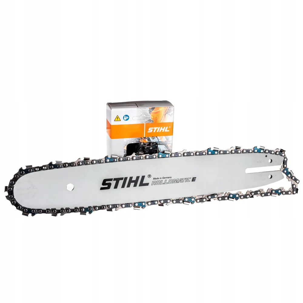 STIHL комбо-набор 1 шина + 1 цепь для бензопилы штиль 180/210/230/250 шина 35 см (14"), шаг 3/8", паз 1,3 мм, 50 звеньев, вариант, фото 3