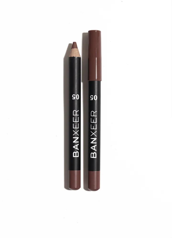 Карандаш для губ коричневый BX Lip Pen матовый, коричневый, фото 4
