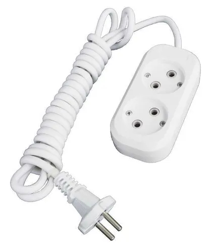 Удлинитель 2х7 м без заземл. 10А IP20 Е-202 АБС-пл. ПВС 2х0.75 UNIVersal 9631962