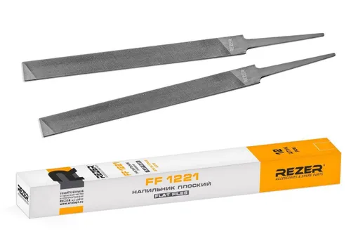 Напильник плоский Rezer FF 1221 (150 мм) для заточки цепи