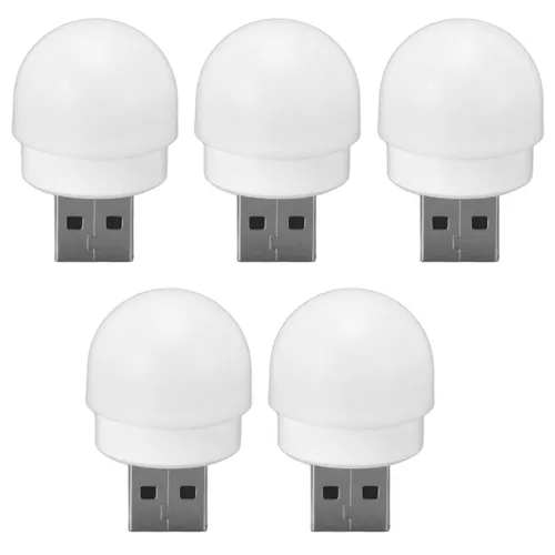 USB светильник LED ночник для дома и сада, портативный мини-светильник для ночного освещения, 5 шт.