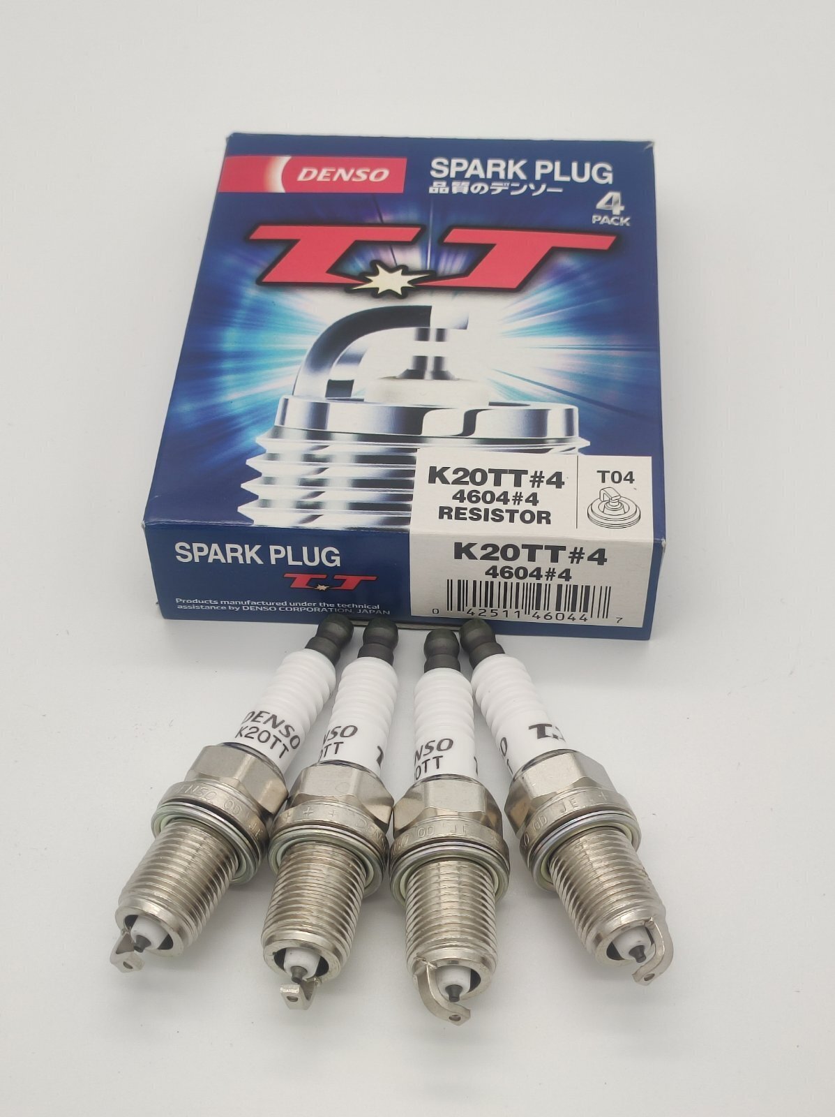 DENSO Свеча зажигания арт. K20TT, 4 шт. купить на OZON по низкой