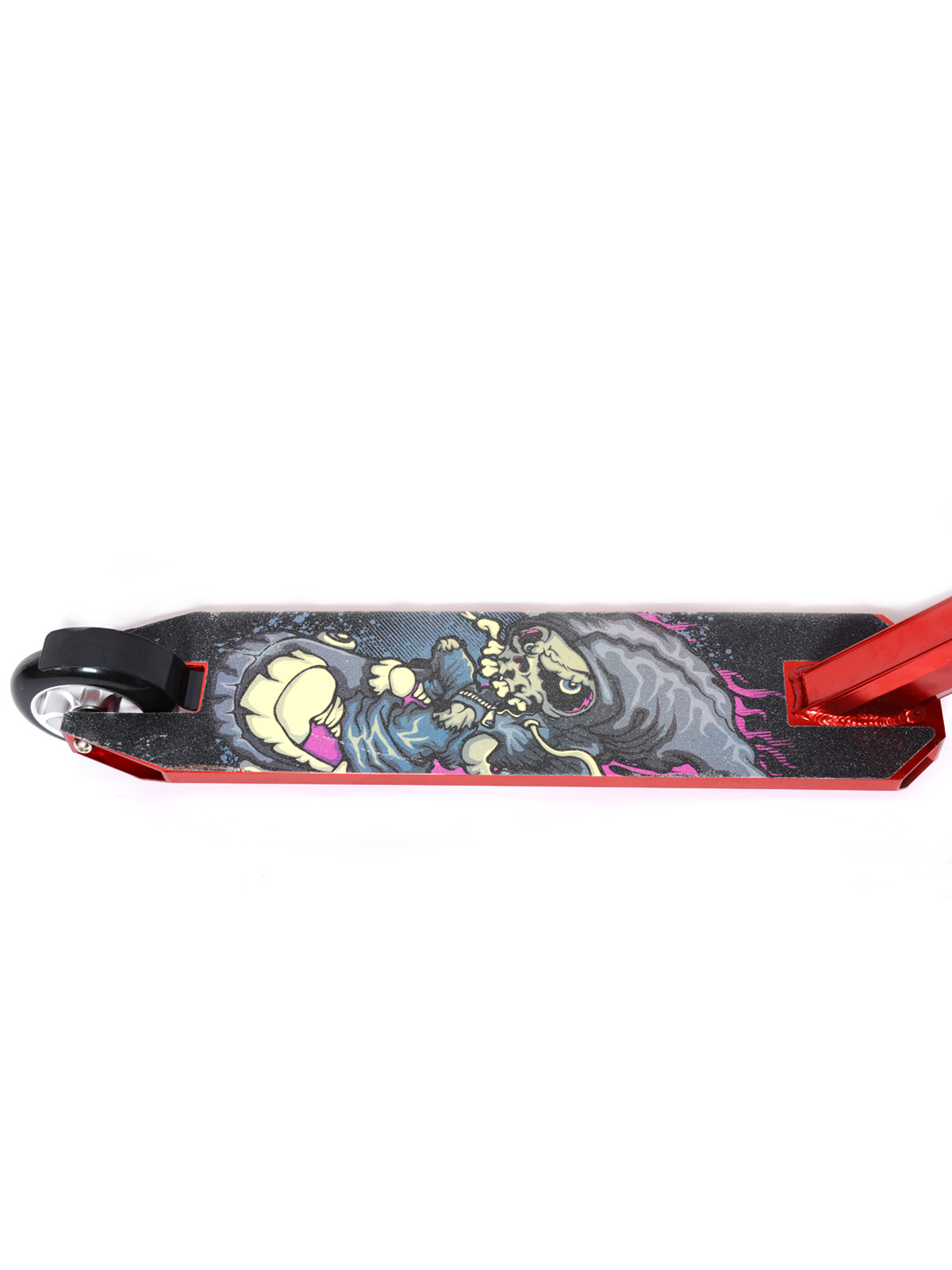 Самокат трюковый COMIRON PU-AL100, GT301X, черный, красный Самокат трюковый COMIRON PU-AL100, GT301X, черный, красный