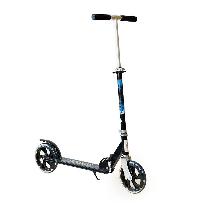 Самокат городской Scooter, черный, GT3623B2, 200мм Самокат городской Scooter, черный, GT3623B2, 200мм