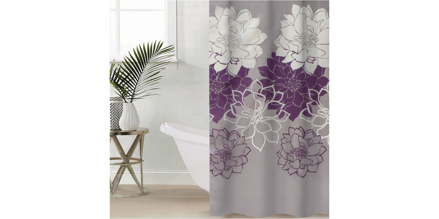 Штора для ванной 180x180 см 66138567502 - купить по выгодным ценам в ...