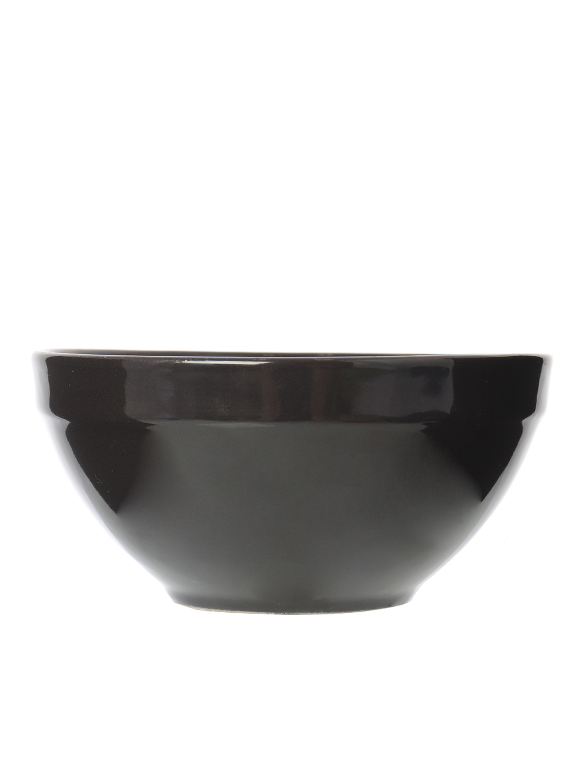 Салатник, 400 мл, черный, керамика