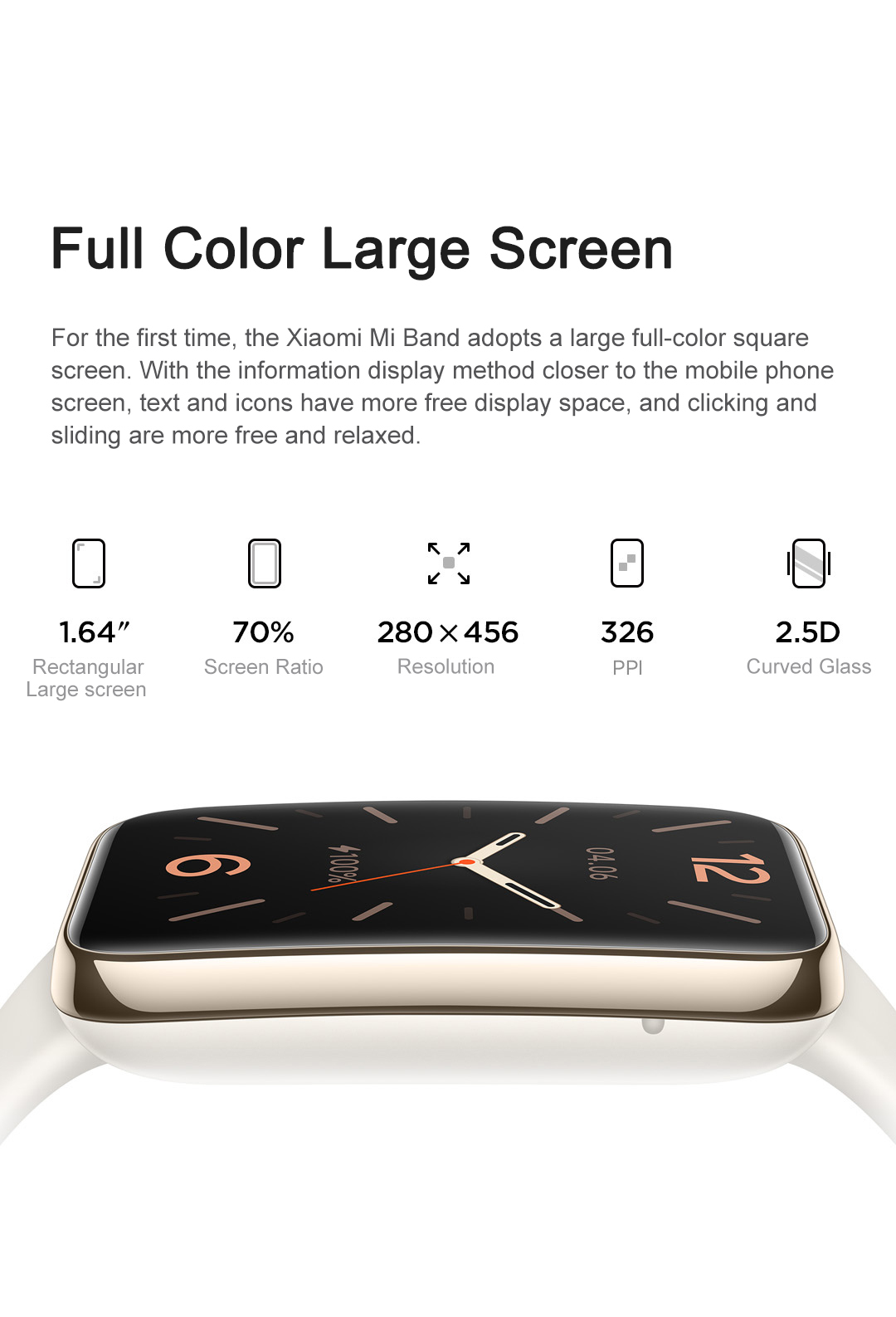 Xiaomi Band 7 Pro White Купить