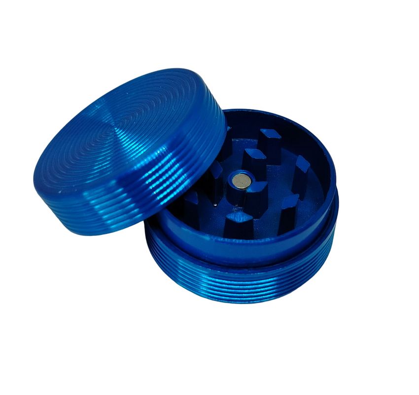 Ручной измельчитель табака (гриндер), высота 1.5см, синий. - купить с ...