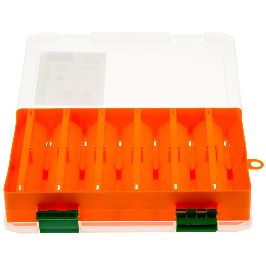 Коробка FisherBox 240D двухсторонняя цв. оранж (24х15х05)